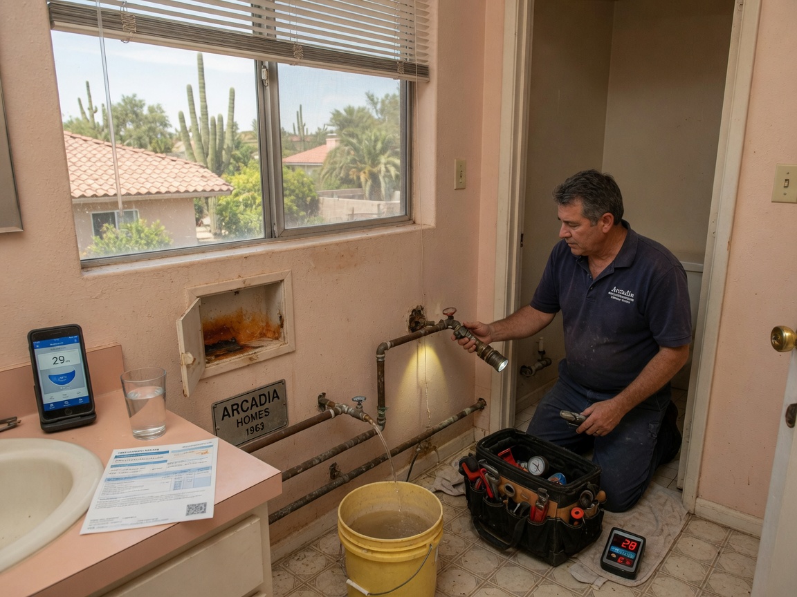 Fixing Low Water Pressure Issues In Arcadia Homes