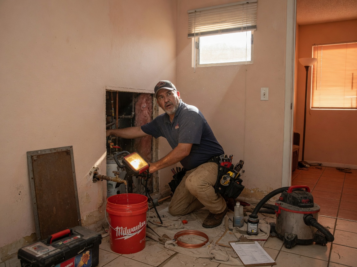 Emergency Plumber work by Phoenix Plumbing Specialists in Phoenix, Arizona