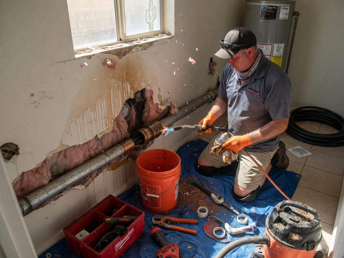 Burst Pipe Repair in Phoenix