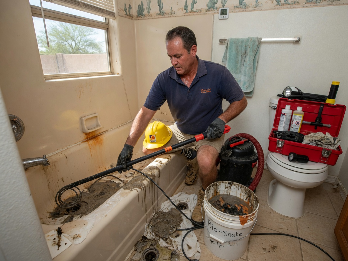 Clogged Drain Clearing in Phoenix