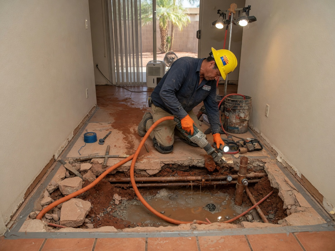 Slab Leak Repair in Phoenix